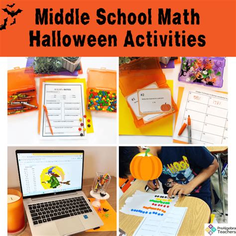 Middle School Math Halloween Activities Prealgebra Lesson Plans Halloween Math Activities Middle School - Halloween Math Activities Middle School