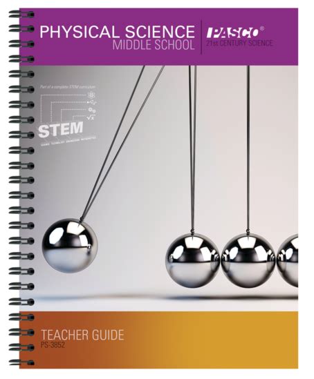 Middle School Physical Science Subjects Pasco Science Subjects For Middle School - Science Subjects For Middle School