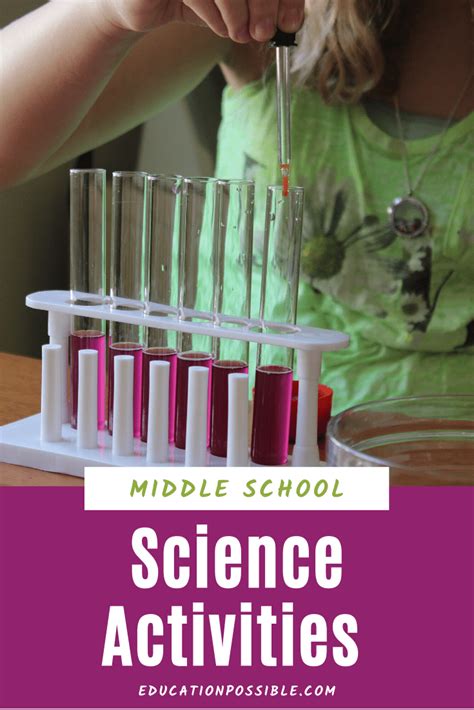 Middle School Science Lesson   Fun Science Activities For Middle School - Middle School Science Lesson