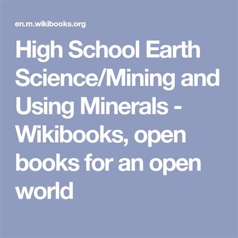 Middle School Science Wikibooks Open Books For An Science Subjects For Middle School - Science Subjects For Middle School