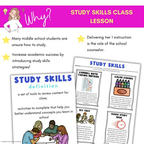 middle school study skills lesson plans