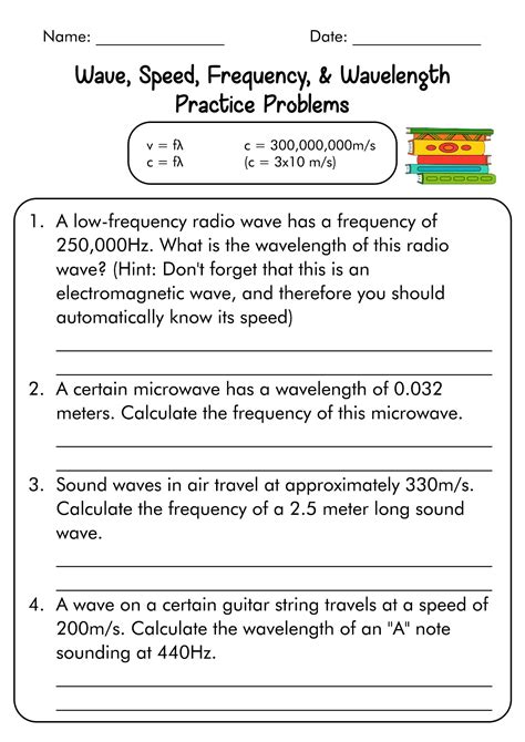 Middle School Wavelength And Frequency Answers Pdf Ebook Wavelength And Frequency Worksheet With Answers - Wavelength And Frequency Worksheet With Answers