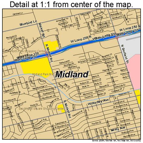 midland texas map