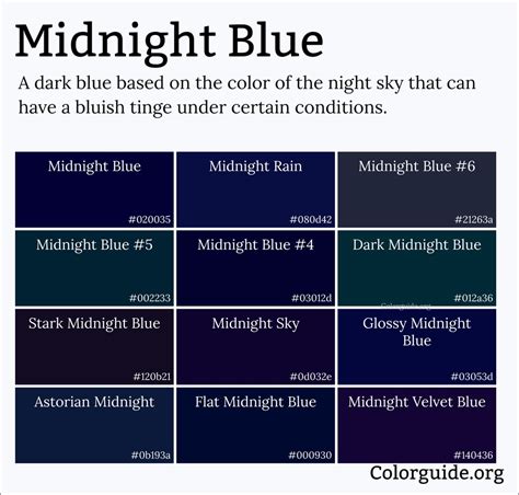 midnight color