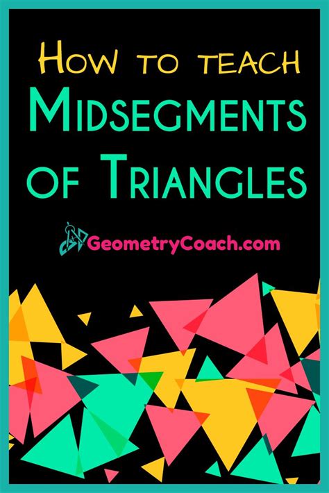Midsegments Of Triangles Teaching Geometry Geometrycoach Com Triangle Midsegment Theorem Worksheet - Triangle Midsegment Theorem Worksheet