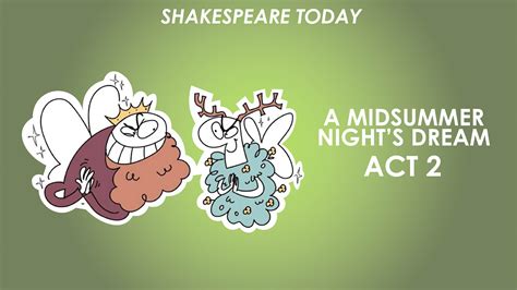 Midsummer Nights Dream Act 2 Scene 1 Summary