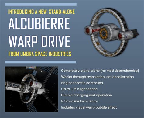 miguel alcubierre warp drive ksp