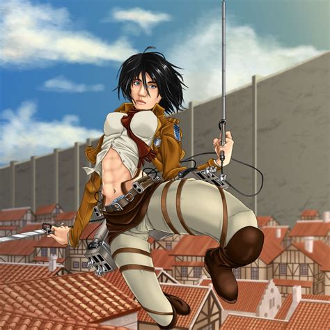 Mikasa tied up