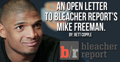 mike freeman bleacher report email