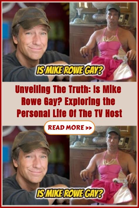 mike rowe is gay