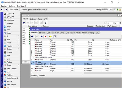 MIKROTIK WINBOX：