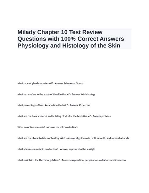 Full Download Milady Chapter 10 Test Answers File Type Pdf 