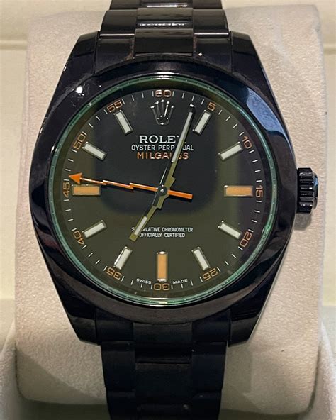 milgauss rolex black