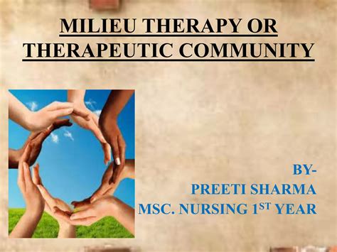 Milieu Therapy Definition