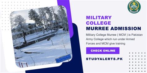 military college murree admission 2024 last date