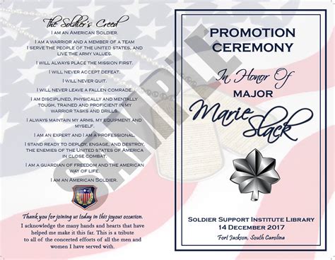 Read Military Awards Ceremony Program Template Examples 