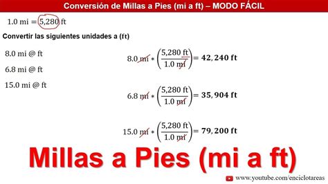 Millas A Pies