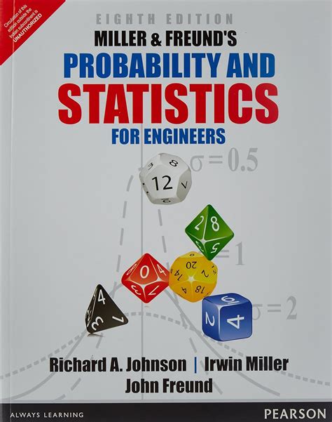 Read Online Miller And Freunds Probability Statistics For Engineers 8Th Edition Ebook 
