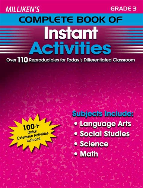 Millikenu0027s Complete Book Of Instant Activities Grade 4 Complete Book Of Grade 4 - Complete Book Of Grade 4