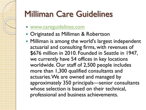 Full Download Milliman Ambulatory Care Guidelines 