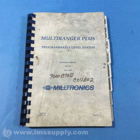 milltronics mini plus manual