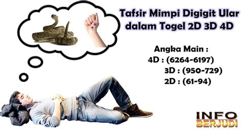 MIMPI DIGIGIT ULAR KOBRA - Arti Mimpi Digigit Ular, Pertanda Apa?