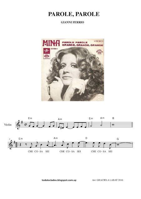 Mina Parole Parole