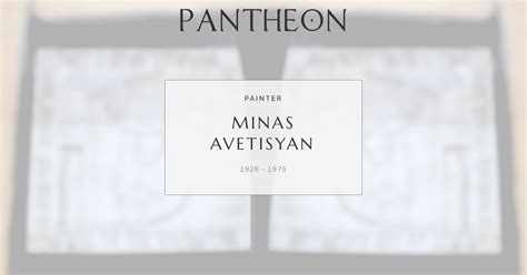 minas avetisyan biography examples