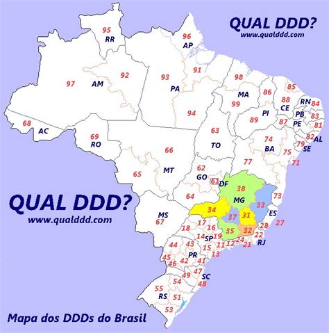 Minas Gerais Ddd