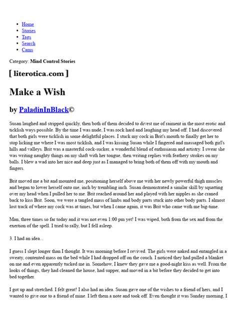 Mind Control Literotica