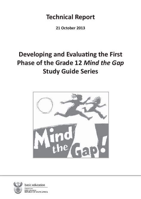 Mind The Gap Economics Study Guide