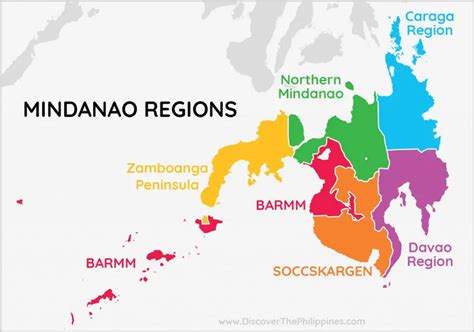 Mindanao Map Regions
