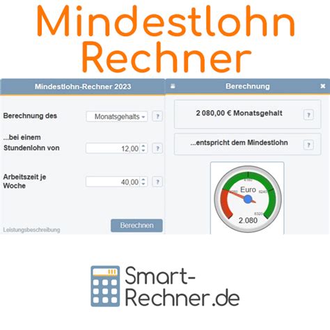 mindestlohn formel