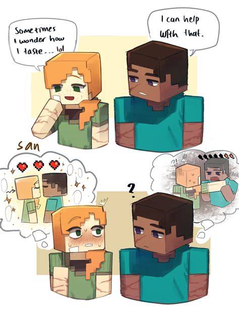 minecraft alex nude