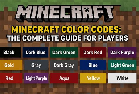 minecraft colors