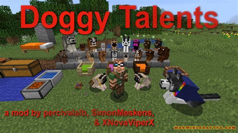 minecraft doggy talents mod