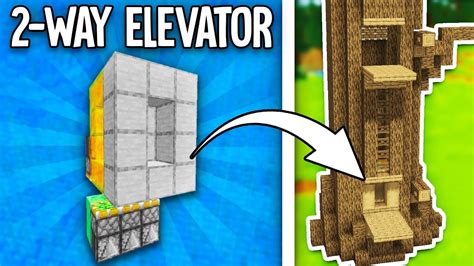 minecraft elevator tutorial