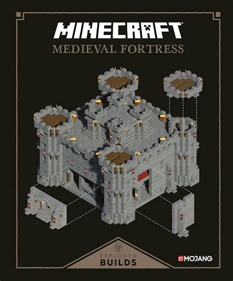 Minecraft Exploded Builds Medieval Fortress