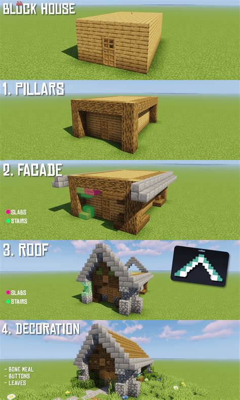 Minecraft House Step By Step