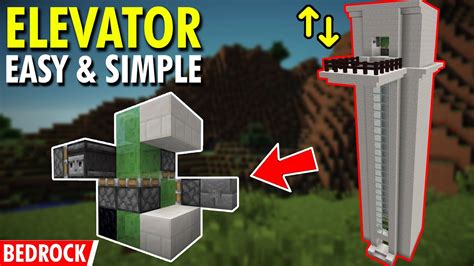 minecraft how to build a elevator