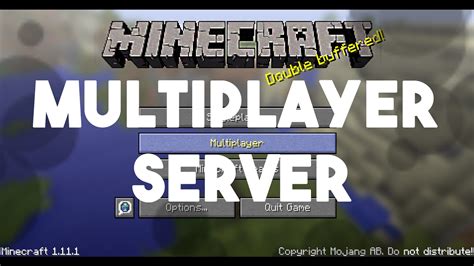 minecraft how to create a multiplayer server