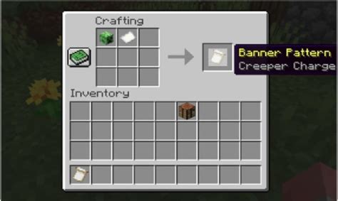 minecraft how to make a banner pattern