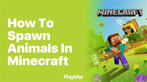 minecraft how to make animals spawn
