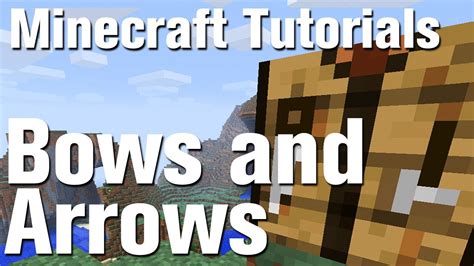 minecraft how to make bow and arrow