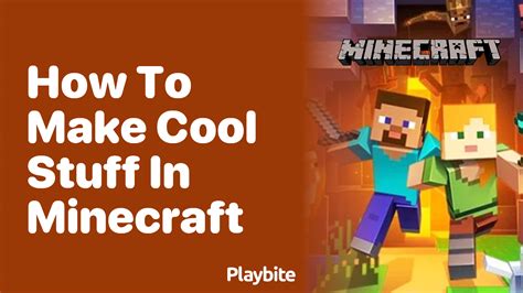 minecraft how to make cool stuff