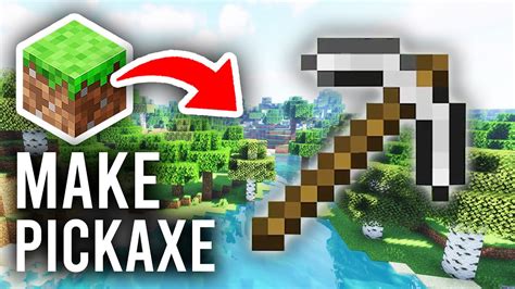 minecraft how to make pickaxe
