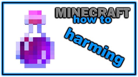 minecraft how to make potion of harming