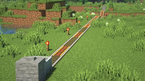 minecraft how to make railroad