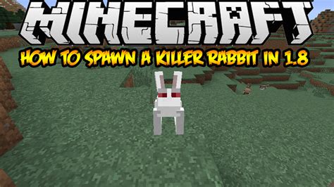minecraft how to spawn killer rabbit
