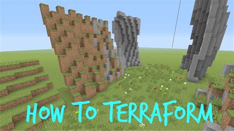 minecraft how to terraform
